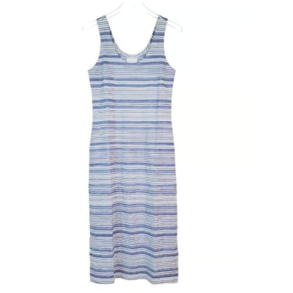 Lysse Mulholland Blue and White Striped Tank Dress Size XS NWT - Picture 7 of 12